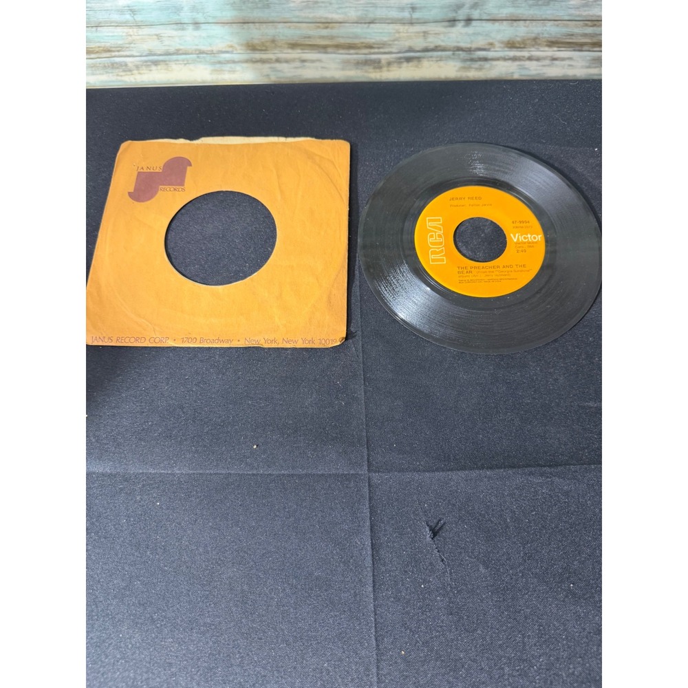 RCA Jerry Reed Amos Moses‎ 7" 45 RPM Vinyl Single Black Excellent 47-9904